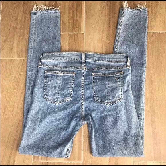 RAG AND BONES SKINNY JEANS Size 26, lightwash - Picture 6 of 6